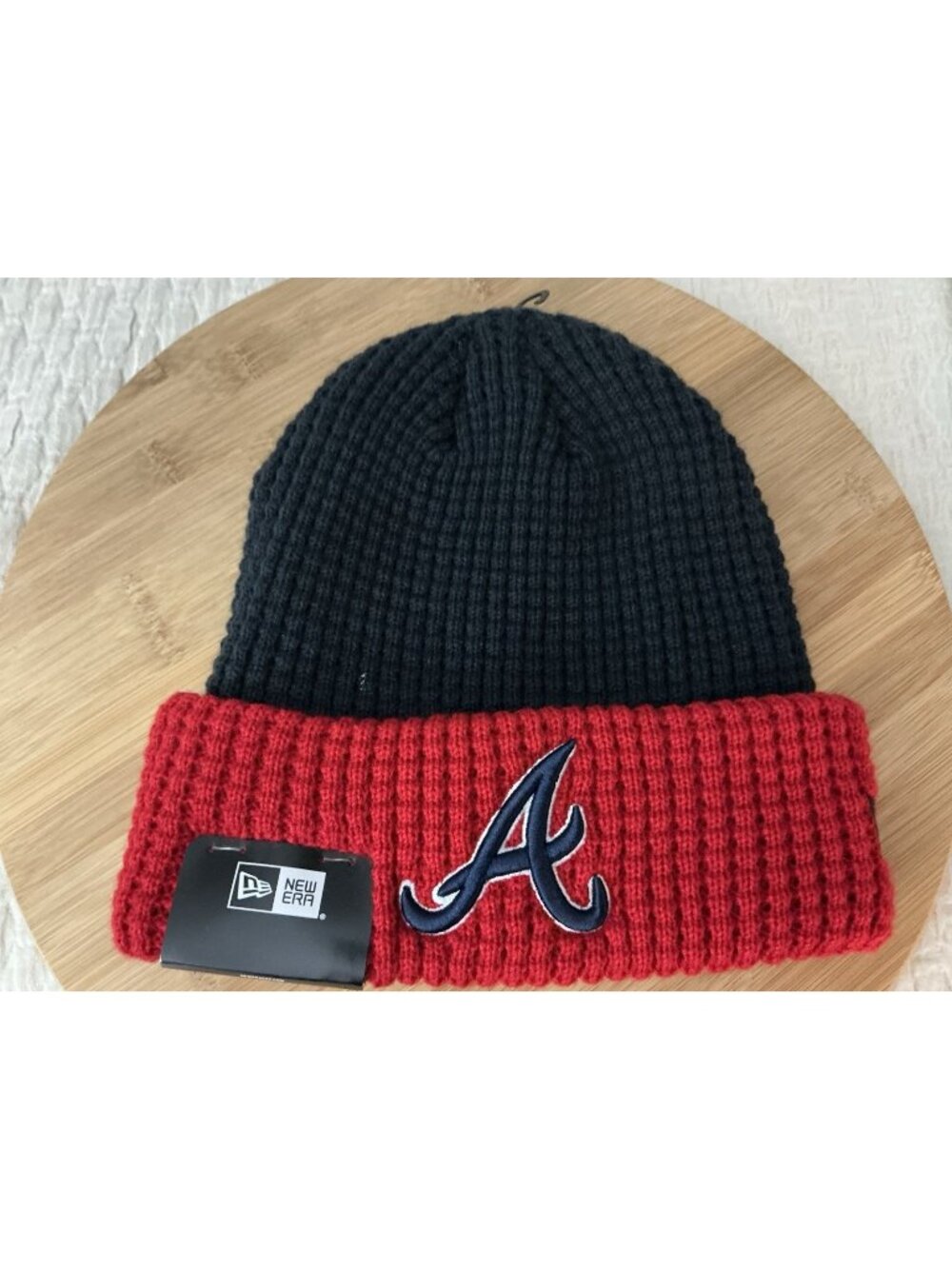 Atlanta Braves NEW ERA Cap Knit WAFFLED OSFM NWT